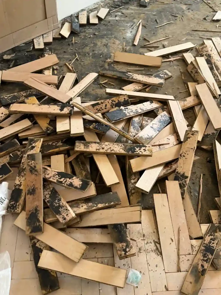 демонтаж пола