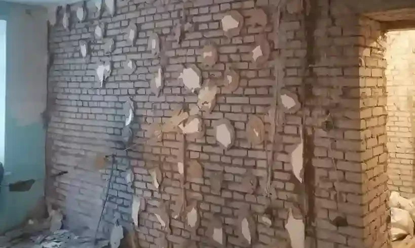 демонтаж штукатурки
